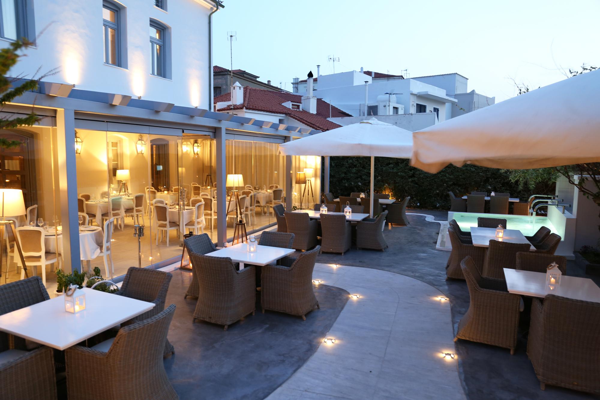 Micra Anglia Boutique Hotel & Spa Andros Town Exterior photo